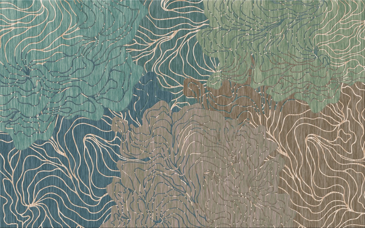 Фреска Мраморная вуаль